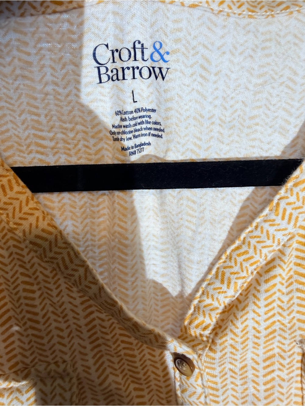Croft & Barrow Women's Roll-Tab Sleeve Top – Size Large - Picture 2 of 9